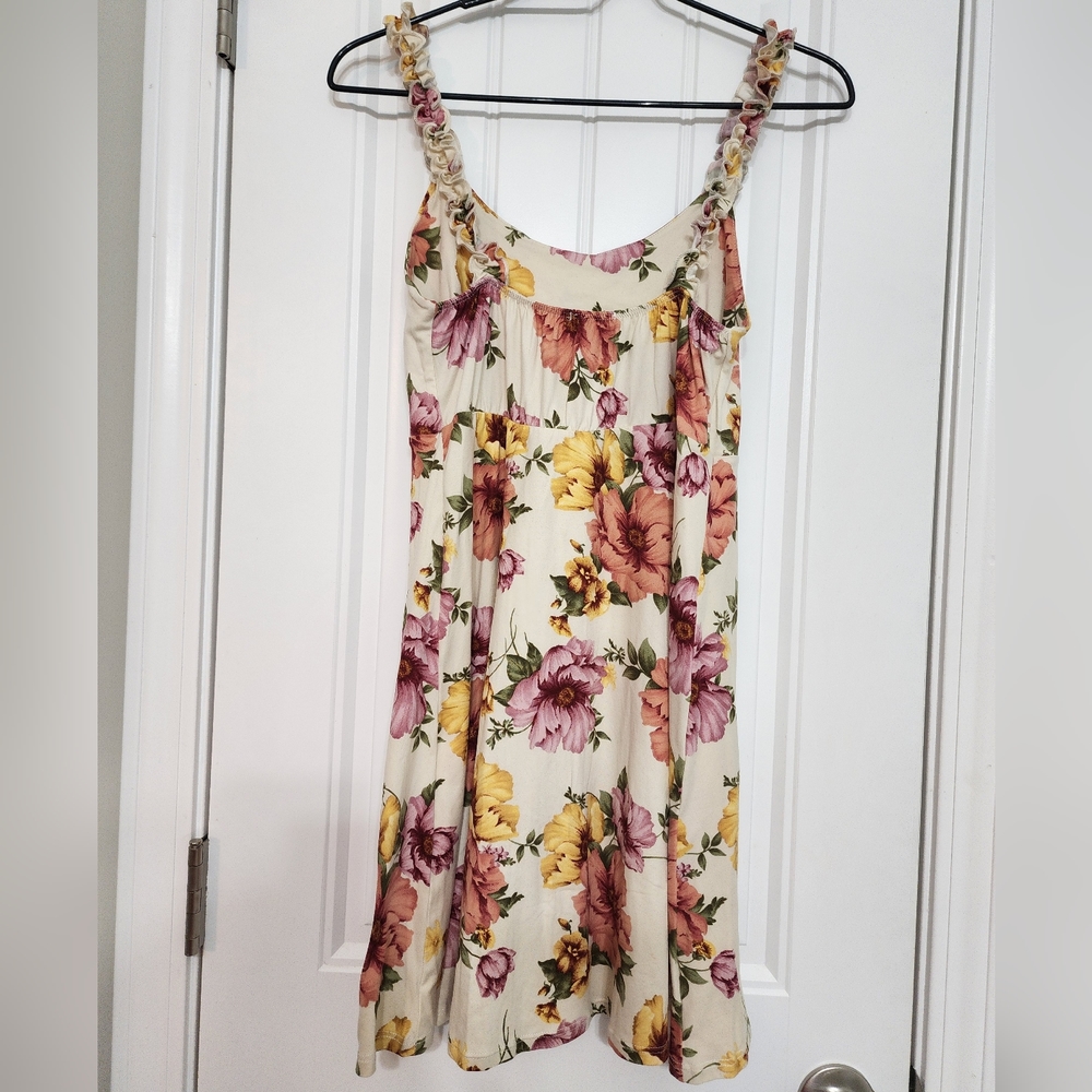 Flower Skater Style Dress